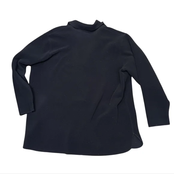 ❤️L.L. BEAN VINTAGE WOMEN'S SIZE XL BLUE FULL FRONT METAL BUTTON FLEECE JA… - Picture 4 of 4